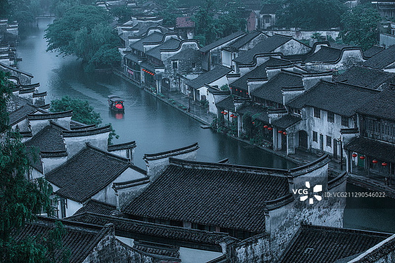 烟雨江南图片素材