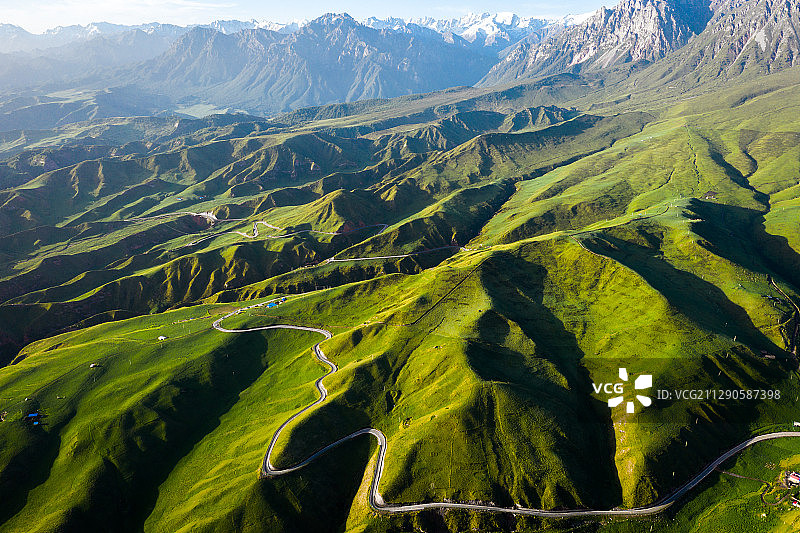张掖肃南祁连山风光-13图片素材