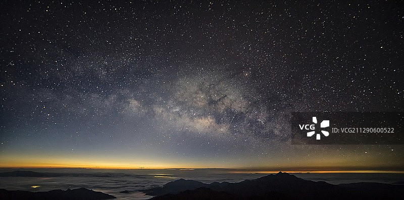 广东第一峰银河！图片素材