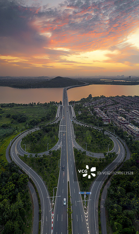 严西湖大桥图片素材