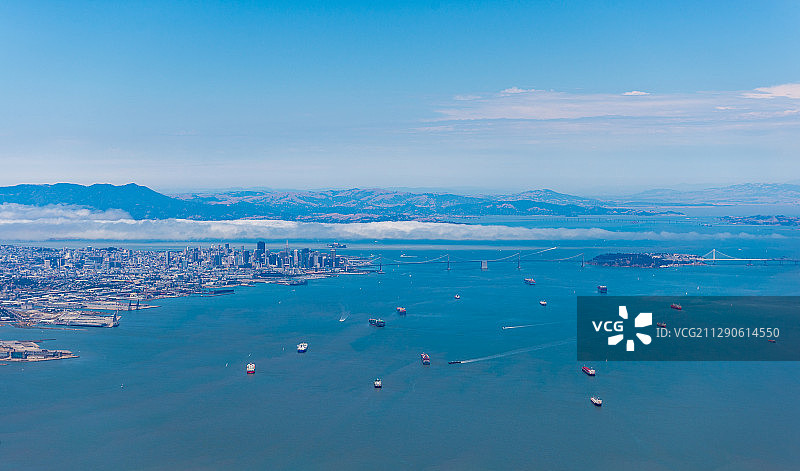 航拍旧金山湾区 SF Bay Area Aerial图片素材