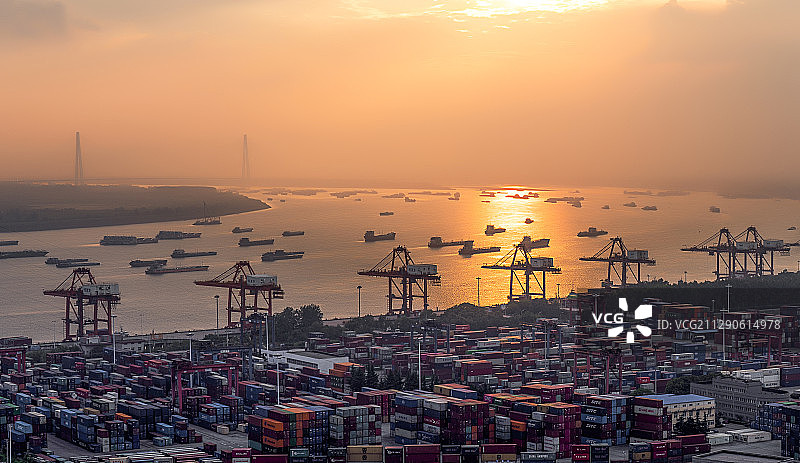 武汉阳逻港图片素材