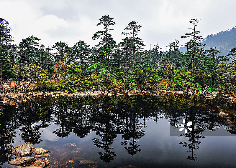 螺髻山图片素材
