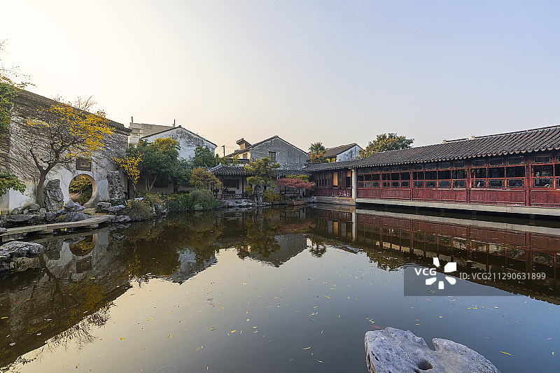 艺圃秋色图片素材