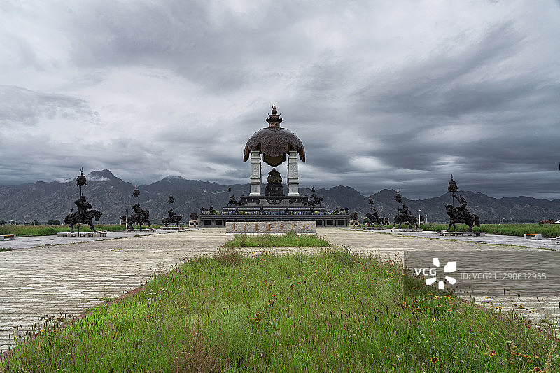 哈素海景区圣主广场图片素材