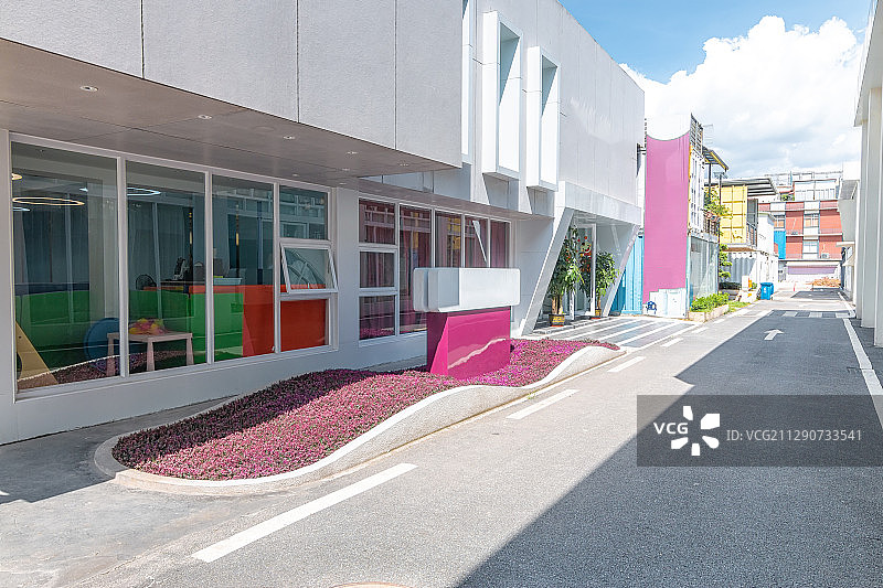 简约街道图片素材