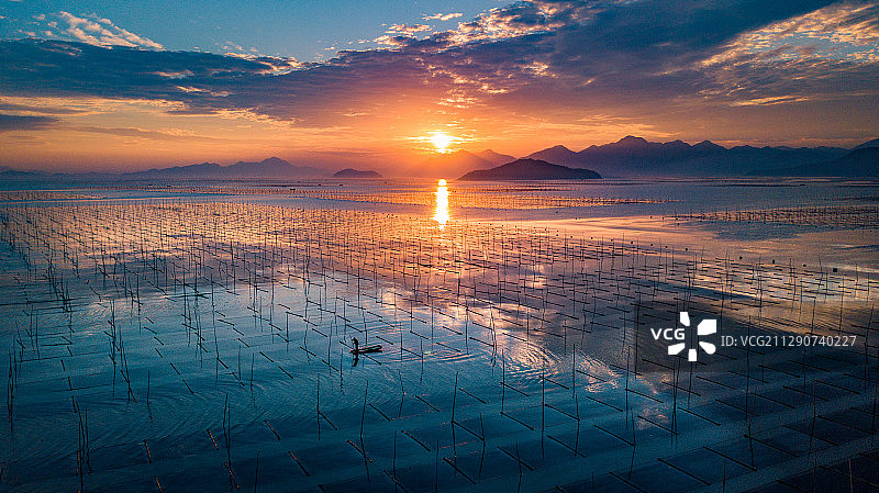 海上日落图片素材