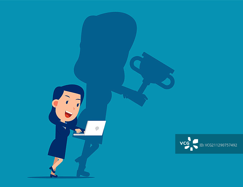 勤奋工作成就事业图片素材