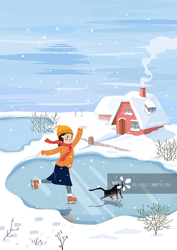 二十四节气——小雪图片素材