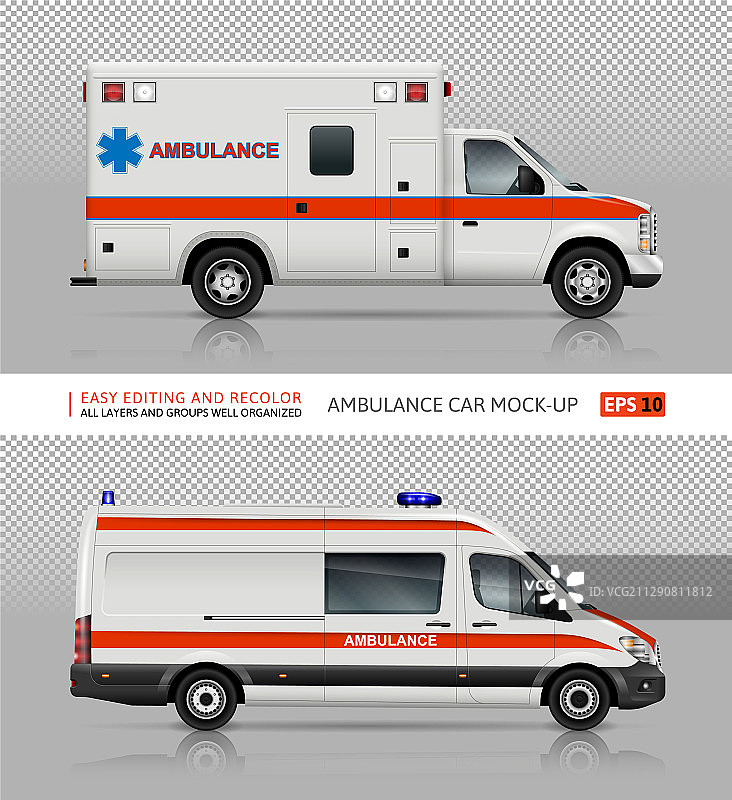 救护车模型图片素材
