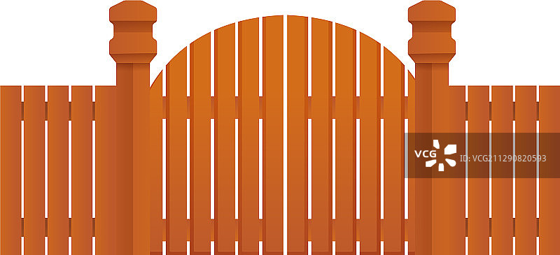 卡通风格的农场木门图标图片素材