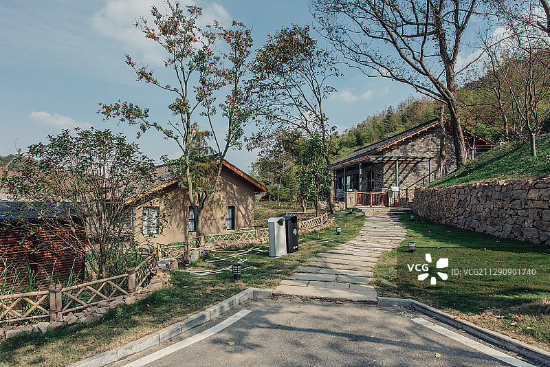 田园，农村，山林，村庄，绿化，瓦房图片素材