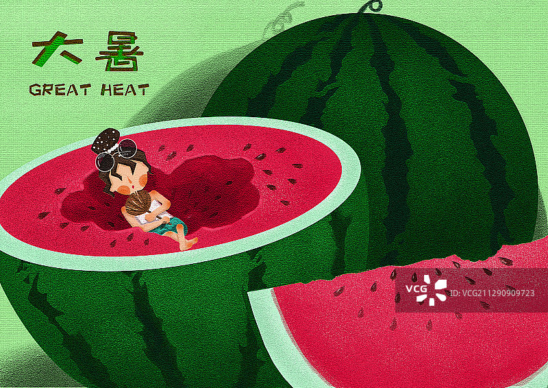 大暑图片素材