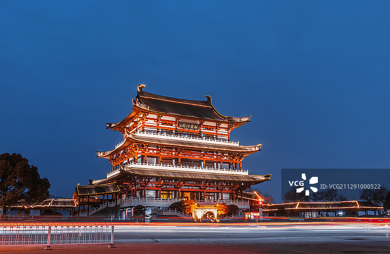 湖南杜甫江阁图片素材