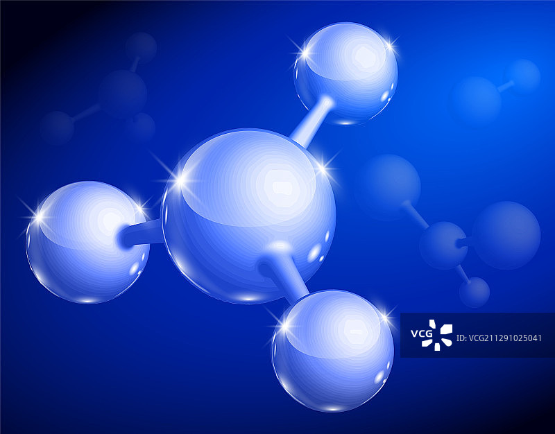 小型分子结构图片图片素材