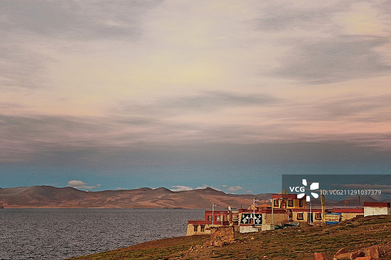 堆寺清晨图片素材