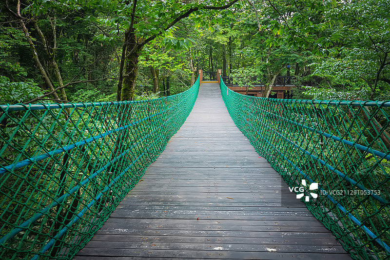 湖北恩施坪坝营索桥图片素材