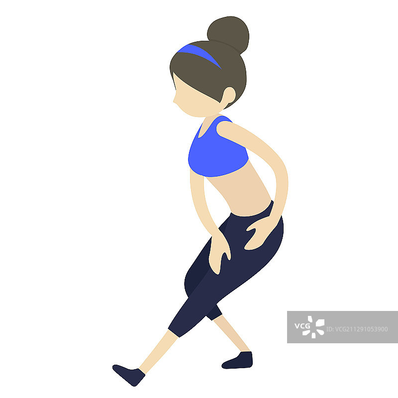 自主训练拉筋伸展图片素材