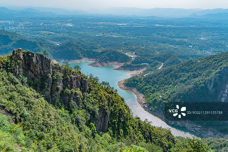 中国浙江省台州市天台县天台山风景名胜区琼台仙谷图片素材