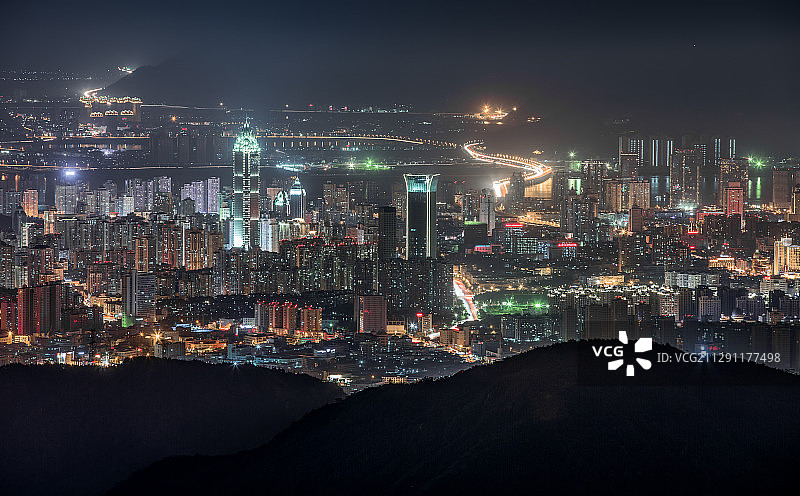 温州夜景图片素材