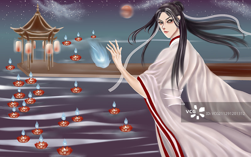 盂兰盆节图片素材