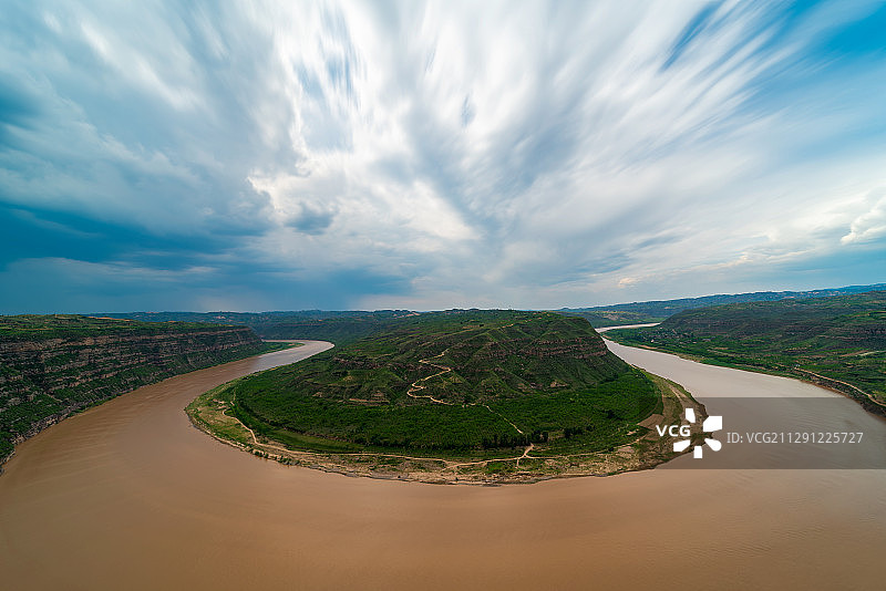 乾坤湾白天多云图片素材