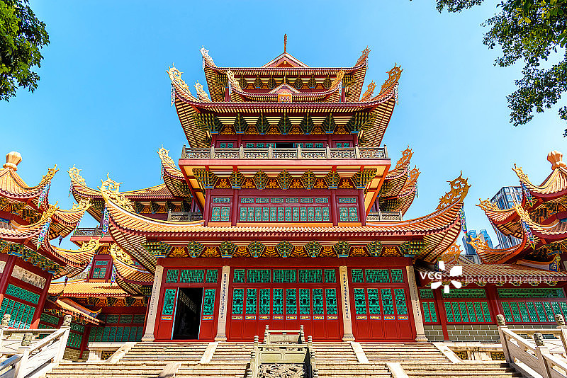 福建福州西禅寺建筑图片素材