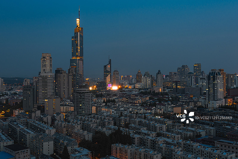 鼓楼夜色图片素材