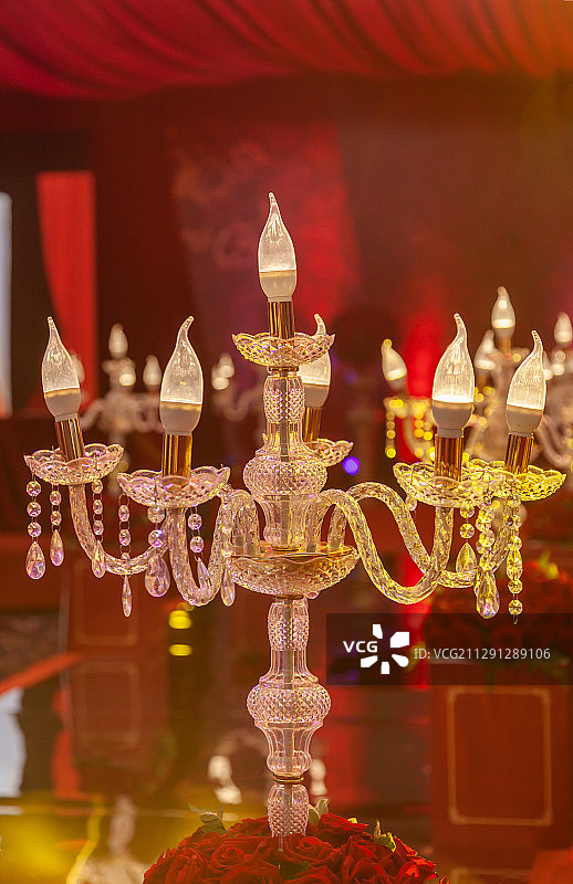 婚礼现场布置图片素材