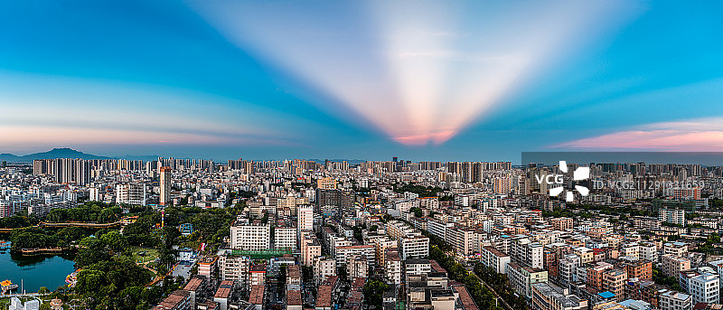 茂名市茂南区城市地平线图片素材