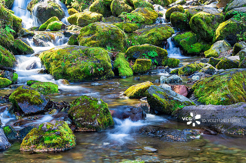 神农架溪流图片素材