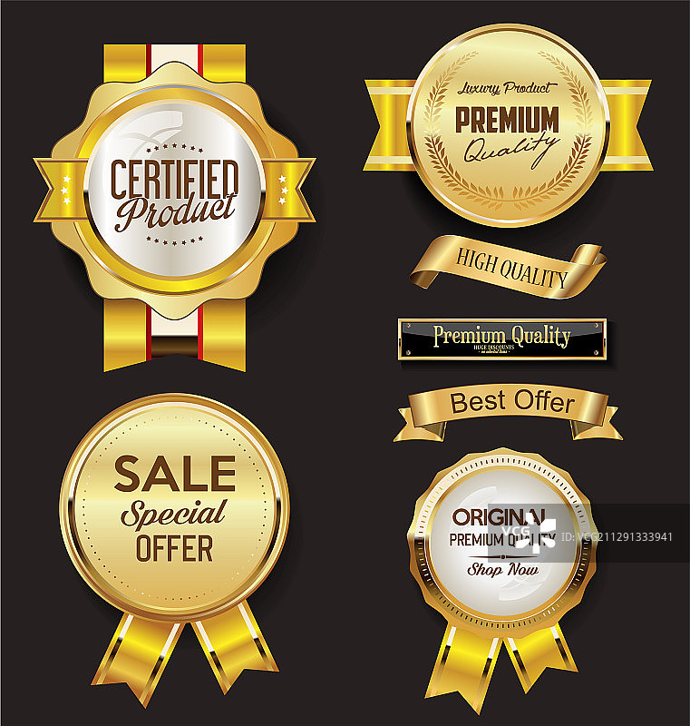 各种徽章和标签合集99082图片素材