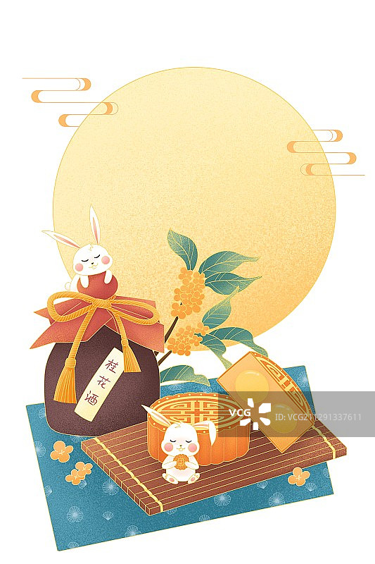 中秋节插画图片素材