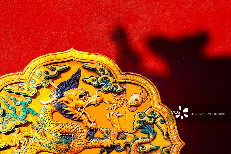 故宫里的墙花图片素材