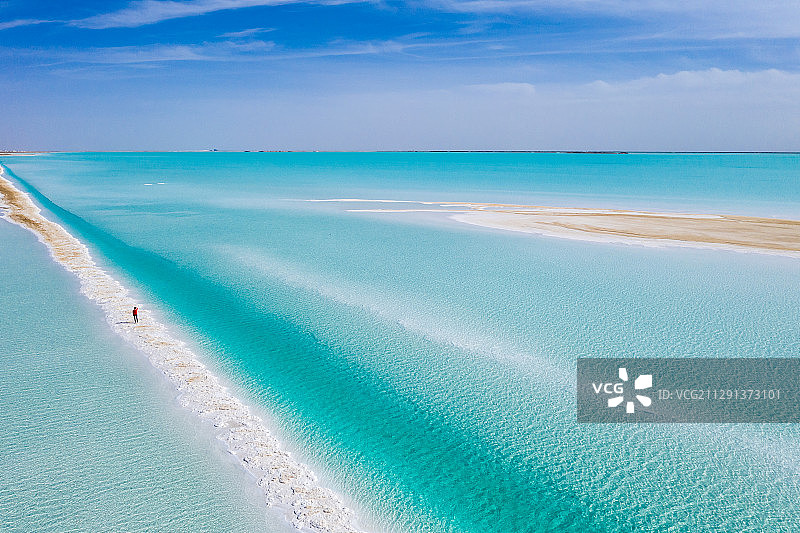 青海东台吉乃尔湖图片素材