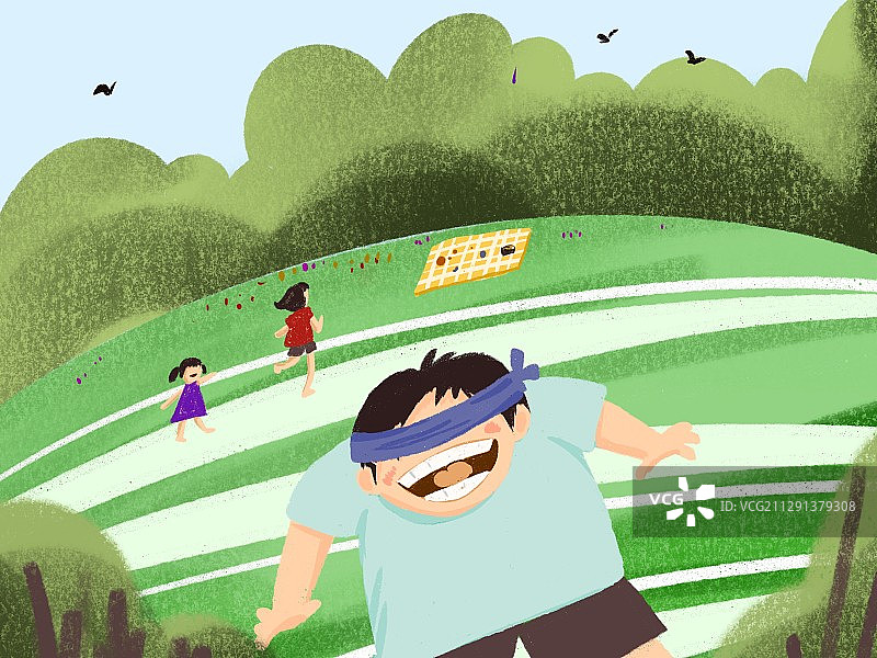 快乐捉迷藏图片素材