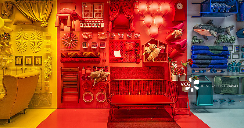 家居橱窗展示图片素材