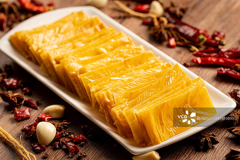 豆腐皮图片素材