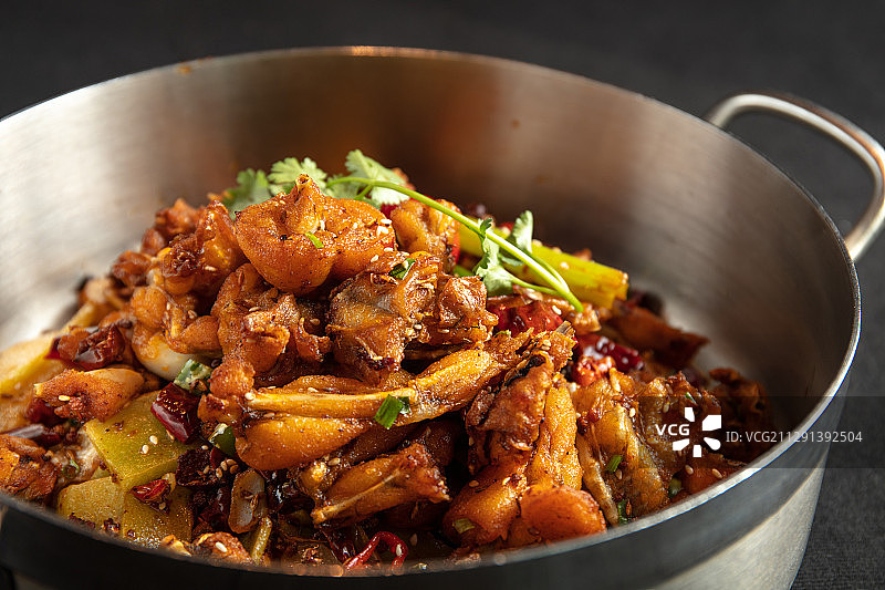 麻辣牛蛙图片素材