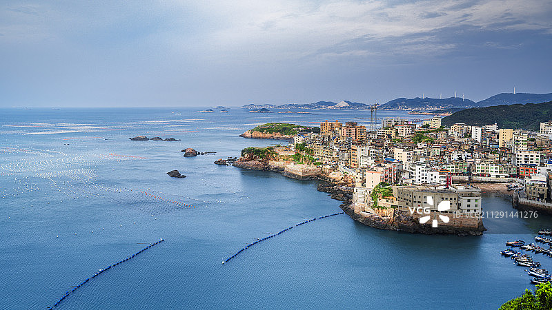 堪称“东方威尼斯”的海上渔村图片素材