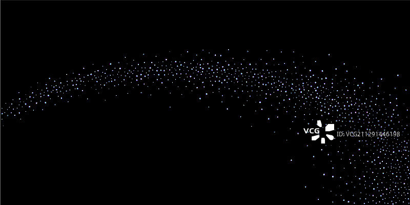 彩虹般闪亮的长方形五彩纸屑图片素材