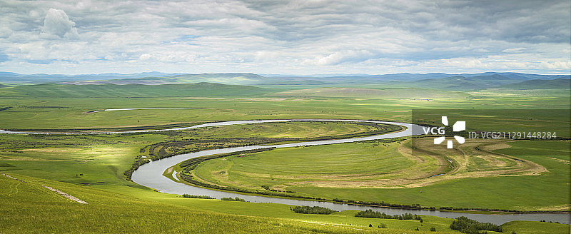 额尔古纳河图片素材