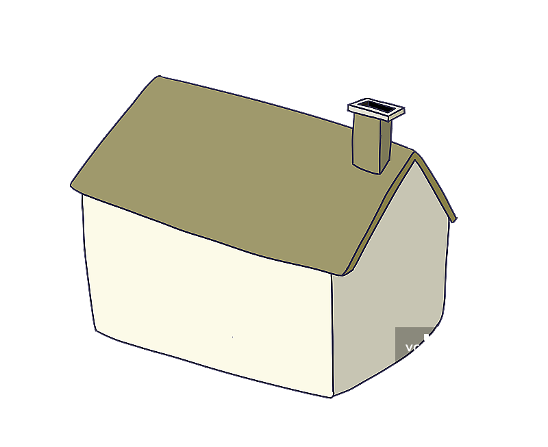 元素：手绘房子图片素材