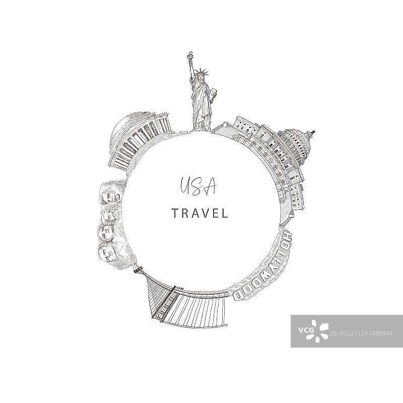 城市旅游地标景点图片素材