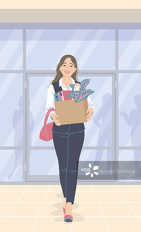 漂亮的女人辞职图片素材