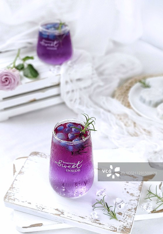 紫罗兰莫吉托系列之三图片素材