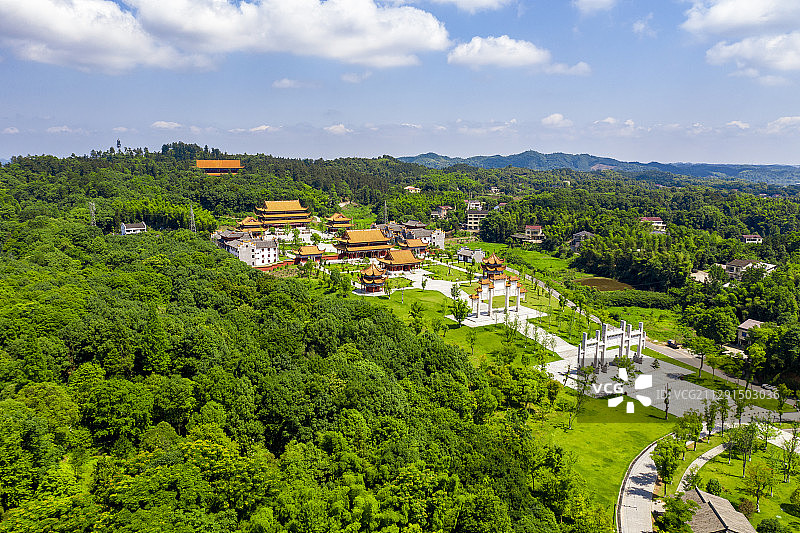 桃川万寿宫全景图片素材