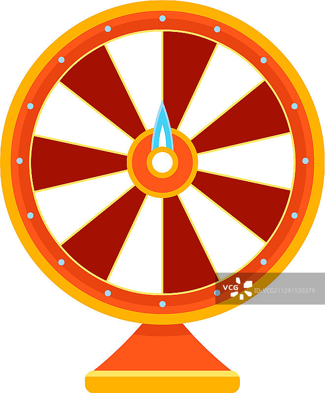 卡通幸运轮彩票设计元素图片素材