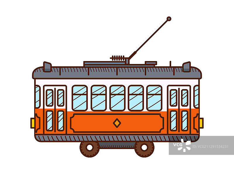 有轨电车图片素材