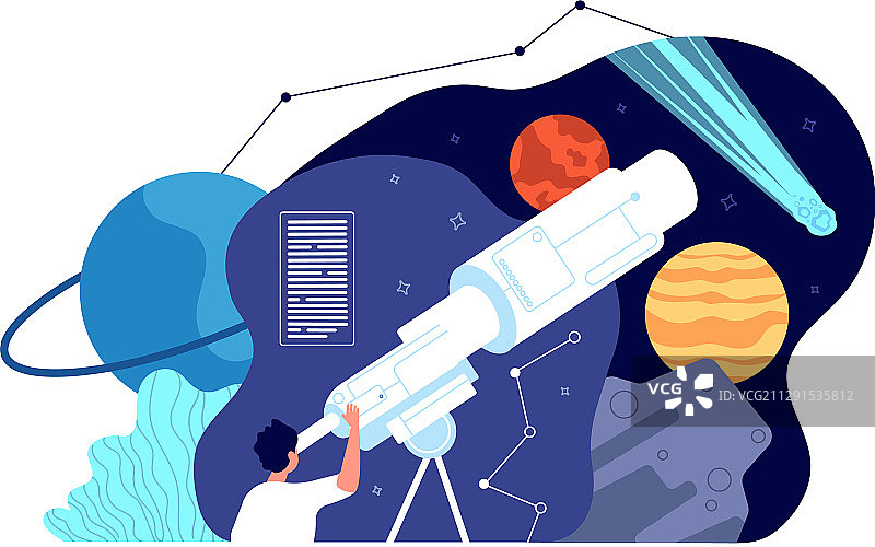天文学星系探索发现图片素材